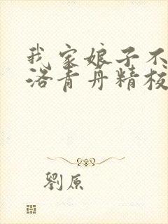 我家娘子不对劲洛青舟精校版下载