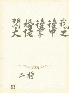 闪婚后后我成了大佬掌中之物免费观看