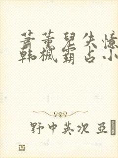 萧薰儿失忆后遭韩枫霸占小说