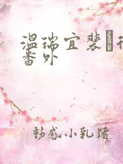 温瑞宜裴玠后续番外