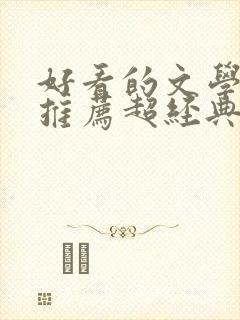 好看的文学小说推荐超经典