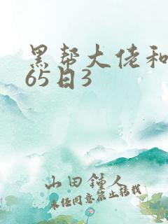 黑帮大佬和我365日3