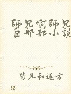 师兄啊师兄改编自哪部小说