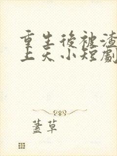 重生后被渣男宠上天小短剧