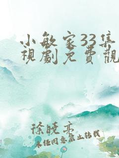 小敏家33集电视剧免费观看