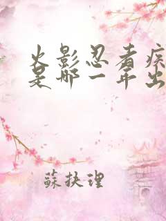 火影忍者疾风传是哪一年出的