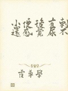 小便后有刺痛感还感觉尿不干净