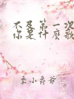 不及第一次遇见你是什么歌的歌词