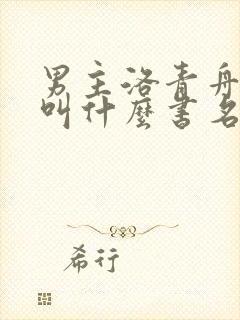 男主洛青舟小说叫什么书名