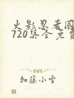 火影忍者国语版720集全免费观看