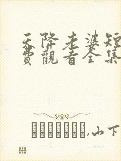 天降老婆短剧免费观看全集高清