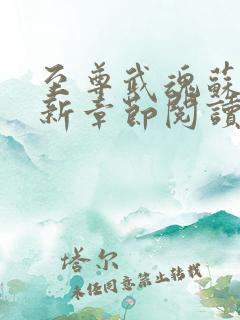 至尊武魂苏莫最新章节阅读