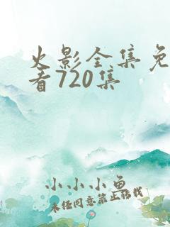 火影全集免费观看720集