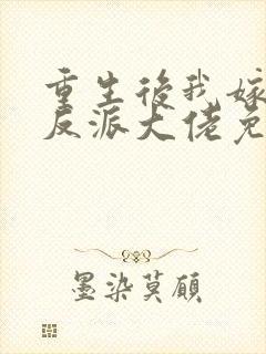 重生后我嫁给了反派大佬免费阅读