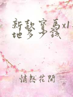 新款宝马x1落地多少钱