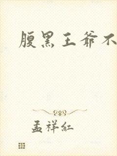 腹黑王爷不良妻