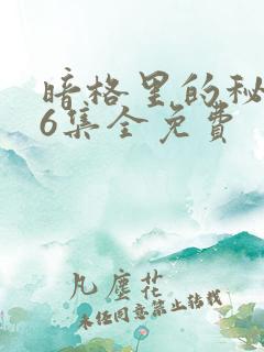 暗格里的秘密26集全免费