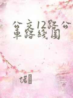 公交12路公交车路线图