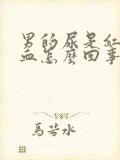 男的尿是红色的血怎么回事