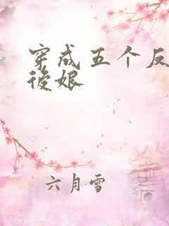 穿成五个反派的后娘