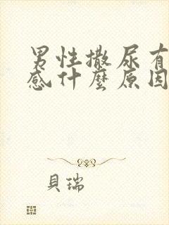 男性撒尿有刺痛感什么原因