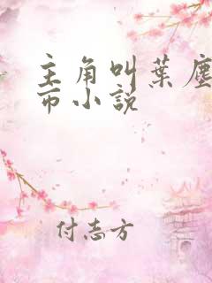 主角叫叶尘的都市小说