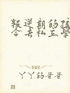 叛逆期的孩子适合去私立学校寄宿吗?