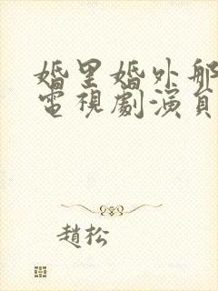 婚里婚外那些事电视剧演员表