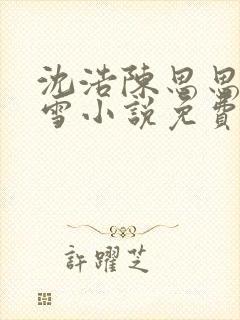 沈浩陈思思秦菲雪小说免费阅读笔下载