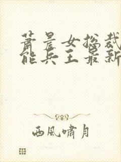 萧晨女总裁的全能兵王最新更新 小说