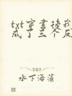 txt穿书后我成了三个反派的恶毒后娘