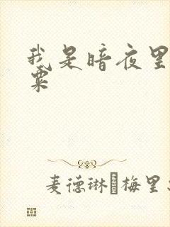 我是暗夜里的罂粟