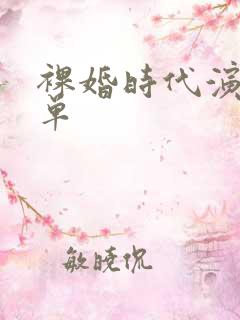 裸婚时代演员名单