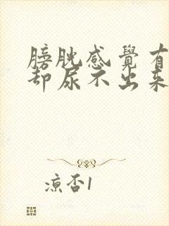 膀胱感觉有尿意却尿不出来