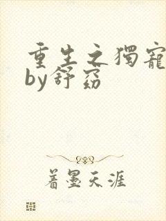 重生之独宠男妻by舒窈