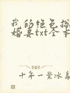 我的绝色总裁未婚妻txt全本