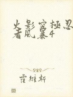 火影究极忍者忍者风暴4