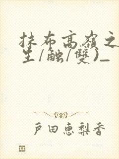 抹布高岭之花(生/触/双)_