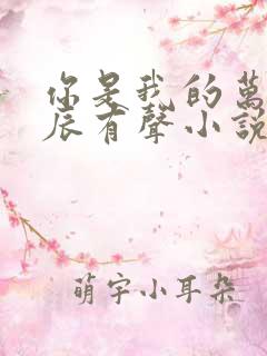 你是我的万千星辰有声小说在线收听