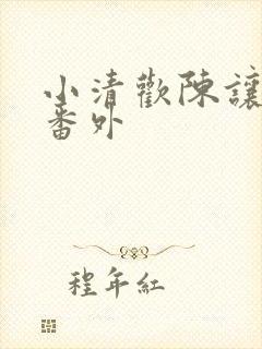 小清欢陈让齐欢番外