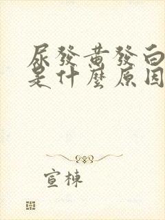 尿发黄发白浑浊是什么原因引起的