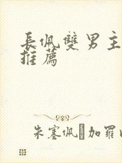 长佩双男主小说推荐