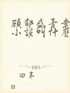 顾郁盛青棠原著小说叫什么名字