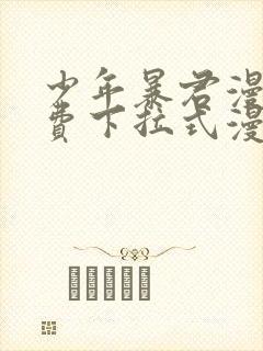 少年暴君漫画免费下拉式漫画星球