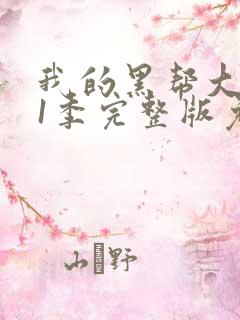 我的黑帮大佬第1季完整版免费观看