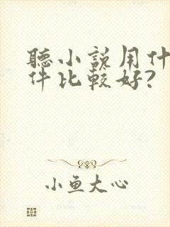 听小说用什么软件比较好?