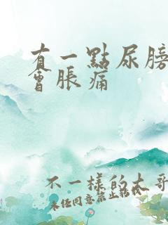 有一点尿膀胱就会胀痛