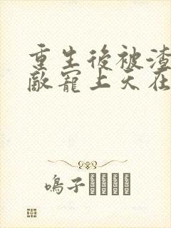 重生后被渣男死敌宠上天在哪看全本