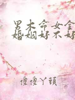 男木命女金命的婚姻好不好