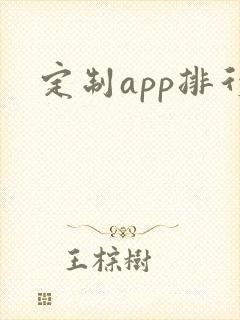 定制app排行